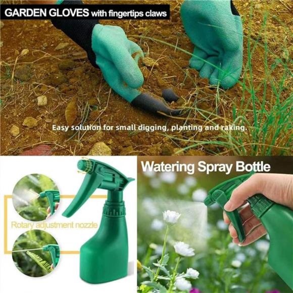 Garden Planting Tools Set ,Aluminum Hand Tool w Apron,Storage Tote Bag - 11 - Picture 3 of 7